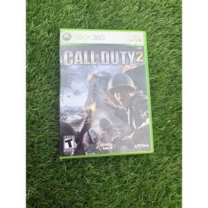 Call of Duty 2 Xbox 360 Activision Infinity Ward WWII FPS Video Game‎ NTSC 80931